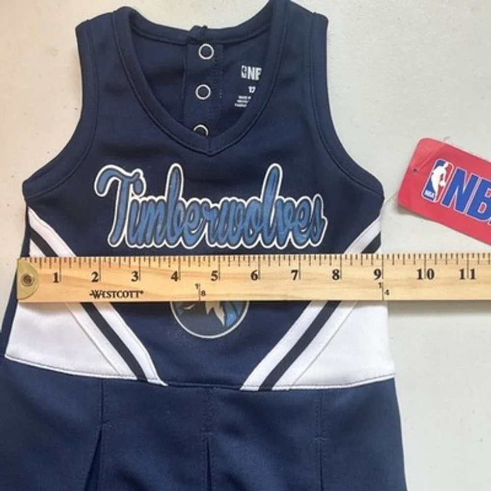 New Minnesota Timberwolves Girls Cheer Dress Outfit Sleeveless 12M
